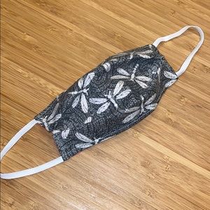 Dragon flies all over face mask